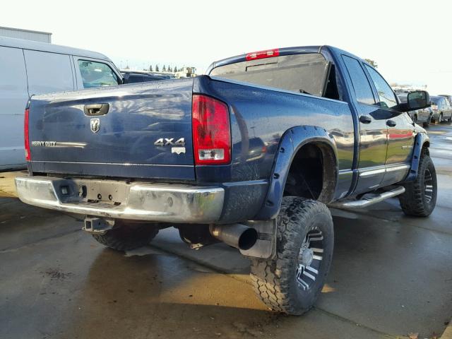 3D7LX38C16G126936 - 2006 DODGE RAM 3500 S BLUE photo 4