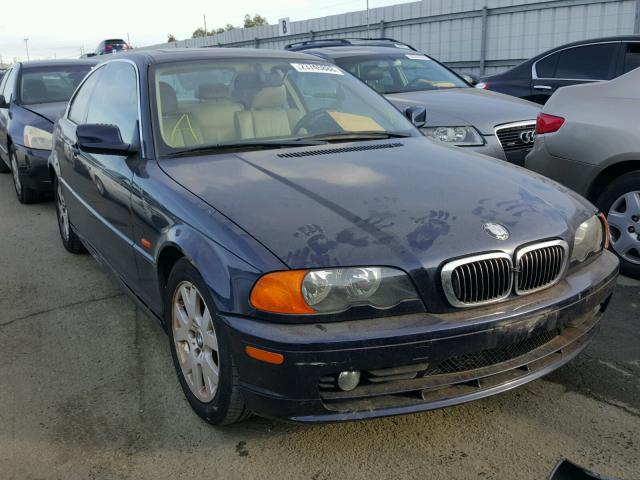 WBABM3340YJN85064 - 2000 BMW 323 CI BLUE photo 1