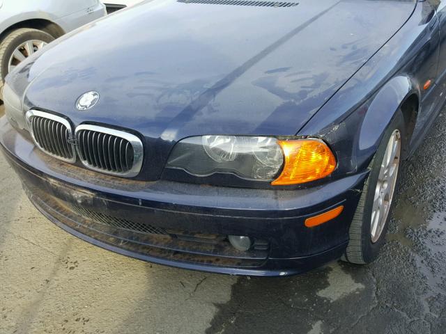 WBABM3340YJN85064 - 2000 BMW 323 CI BLUE photo 9