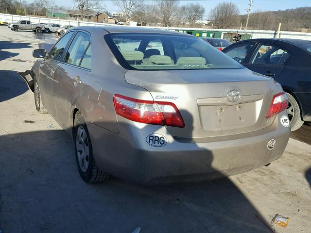 4T1BE46K47U515012 - 2007 TOYOTA CAMRY NEW TAN photo 3