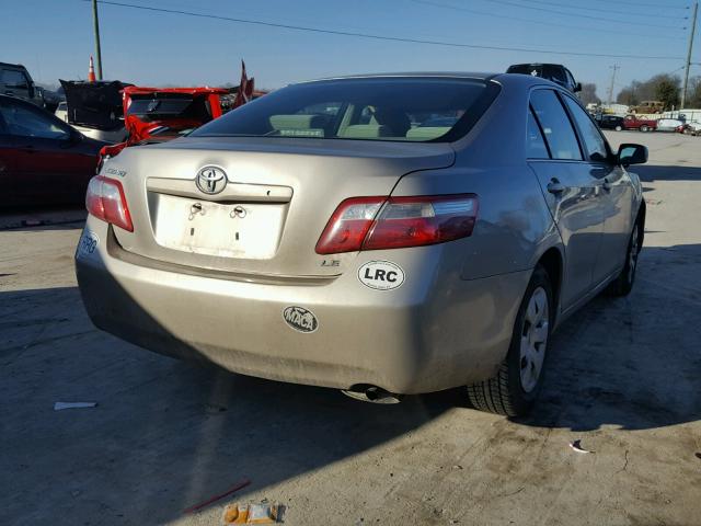 4T1BE46K47U515012 - 2007 TOYOTA CAMRY NEW TAN photo 4