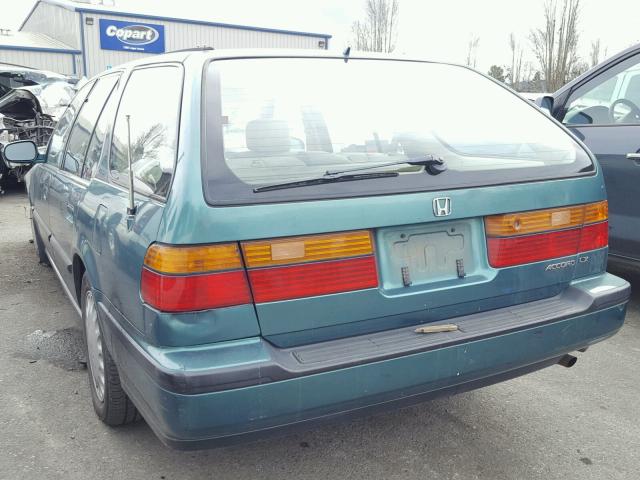 1HGCB9757PA004713 - 1993 HONDA ACCORD LX GREEN photo 3