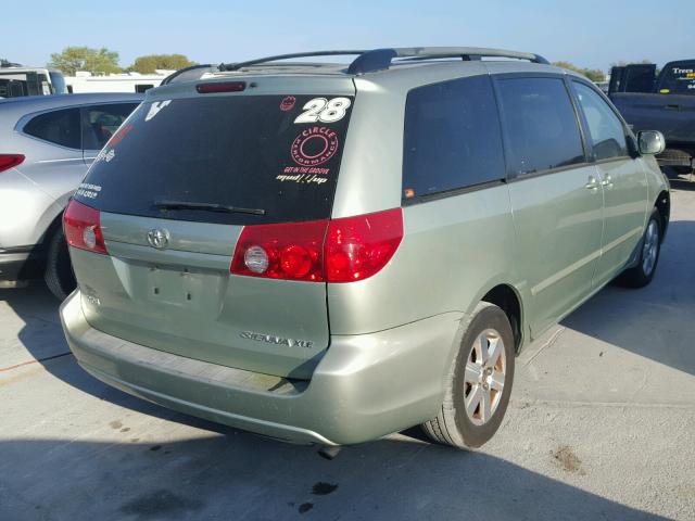 5TDZA22C66S455884 - 2006 TOYOTA SIENNA XLE TEAL photo 4