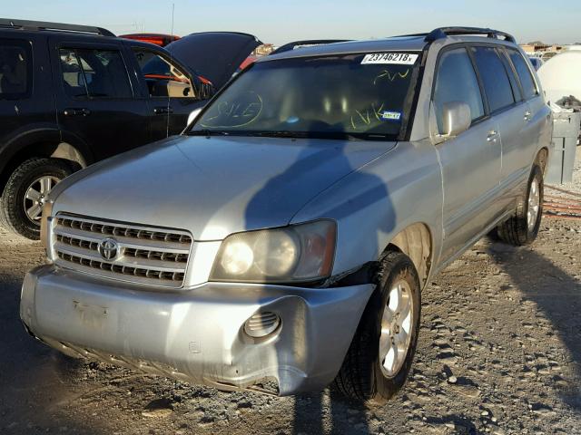 JTEGD21A930062681 - 2003 TOYOTA HIGHLANDER SILVER photo 2