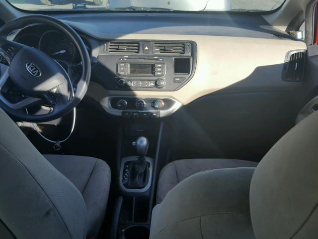 KNADM4A35E6384400 - 2014 KIA RIO LX Կարմիր լուսանկար 9