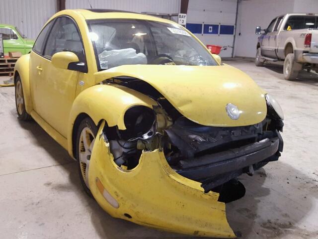3VWCD21C72M458136 - 2002 VOLKSWAGEN NEW BEETLE 黄色 照片 1