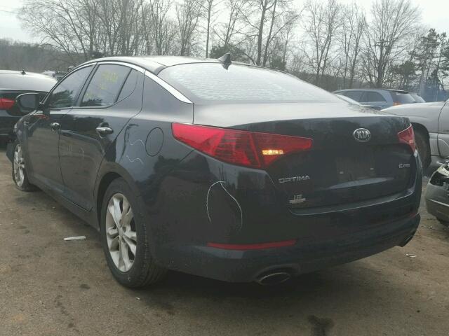 5XXGN4A7XDG113588 - 2013 KIA OPTIMA EX BLACK photo 3