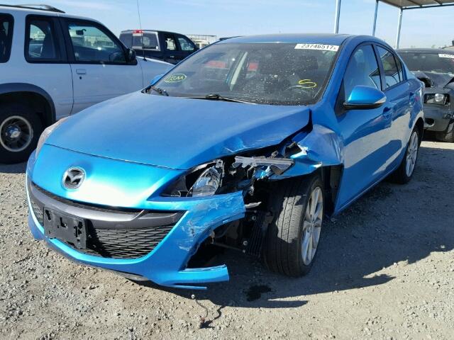 JM1BL1S5XA1205724 - 2010 MAZDA 3 S BLUE photo 2