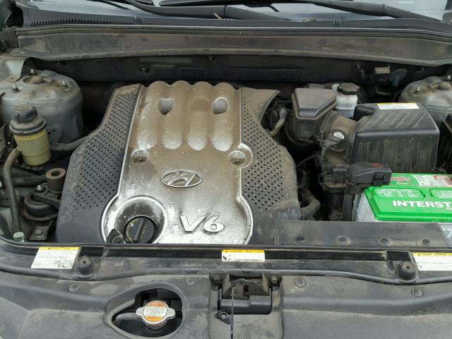 KM8SG13DX7U122193 - 2007 HYUNDAI SANTA FE G GREEN photo 7