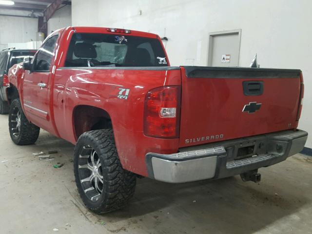 1GCEK14J68Z188023 - 2008 CHEVROLET SILVERADO RED photo 3