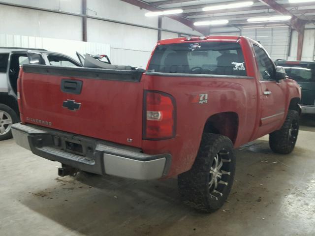 1GCEK14J68Z188023 - 2008 CHEVROLET SILVERADO RED photo 4