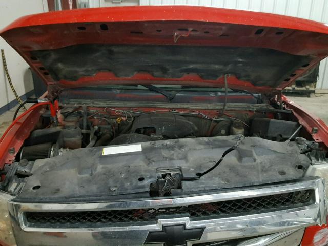 1GCEK14J68Z188023 - 2008 CHEVROLET SILVERADO RED photo 7