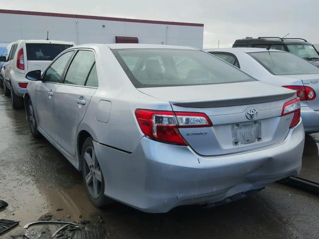 4T1BF1FK9DU661445 - 2013 TOYOTA CAMRY L SILVER photo 3