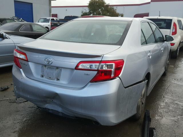 4T1BF1FK9DU661445 - 2013 TOYOTA CAMRY L SILVER photo 4