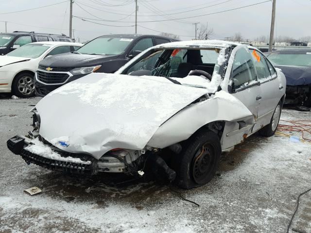 1G1JF5246Y7177745 - 2000 CHEVROLET CAVALIER L SILVER photo 2