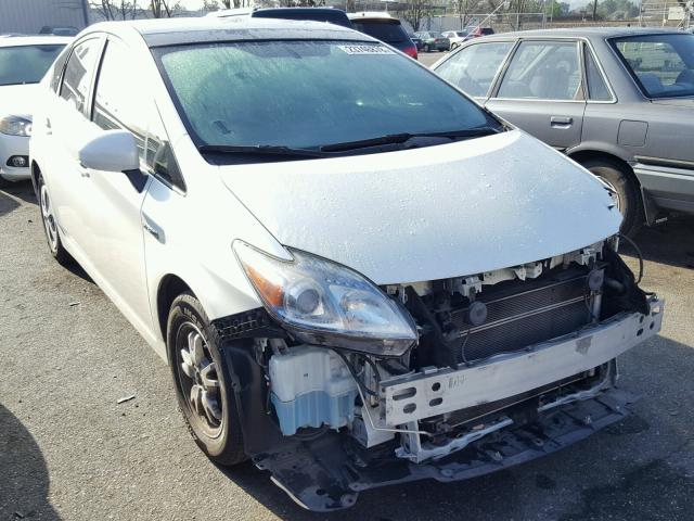 JTDKN3DU0A1240007 - 2010 TOYOTA PRIUS WHITE photo 1