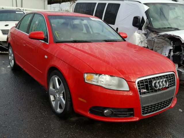 WAUEF78E66A226105 - 2006 AUDI A4 S-LINE RED photo 1