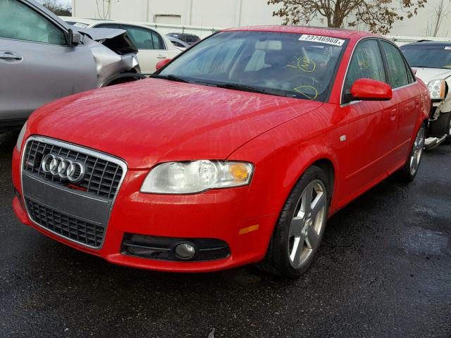 WAUEF78E66A226105 - 2006 AUDI A4 S-LINE RED photo 2