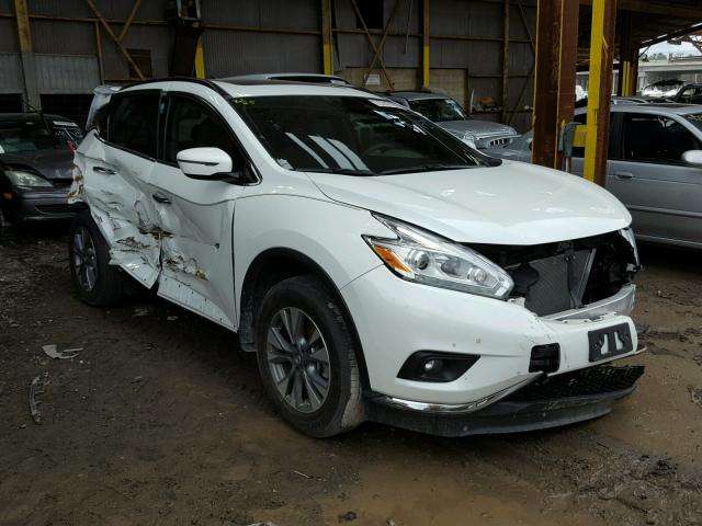 5N1AZ2MGXFN292115 - 2015 NISSAN MURANO S WHITE photo 1