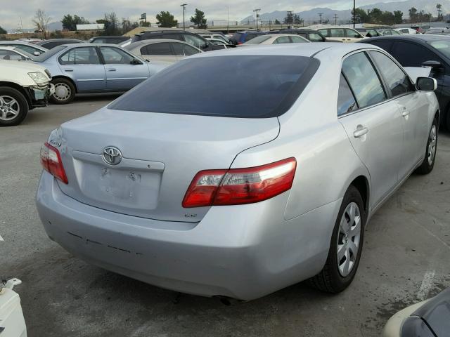 4T1BE46K27U096089 - 2007 TOYOTA CAMRY NEW SILVER photo 4