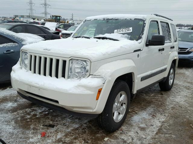 1J4PN2GK8AW143550 - 2010 JEEP LIBERTY SP WHITE photo 2