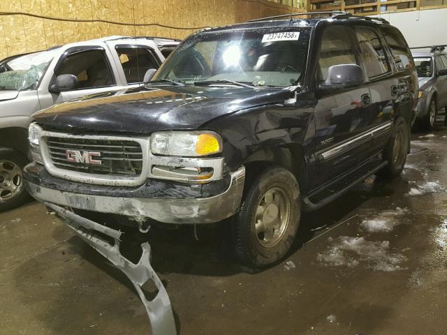 1GKEK13Z92R146867 - 2002 GMC YUKON BLACK photo 2