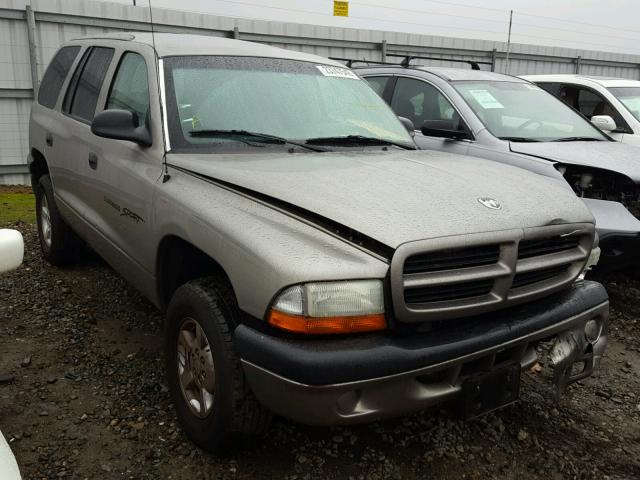 1B4HS28N81F588637 - 2001 DODGE DURANGO SILVER photo 1