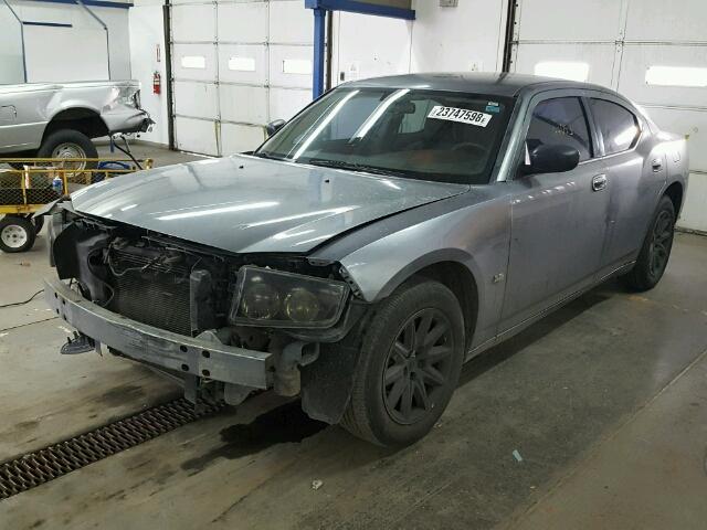 2B3KA43G77H637304 - 2007 DODGE CHARGER SE GRAY photo 2