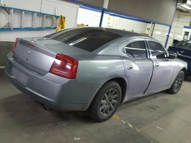 2B3KA43G77H637304 - 2007 DODGE CHARGER SE GRAY photo 4