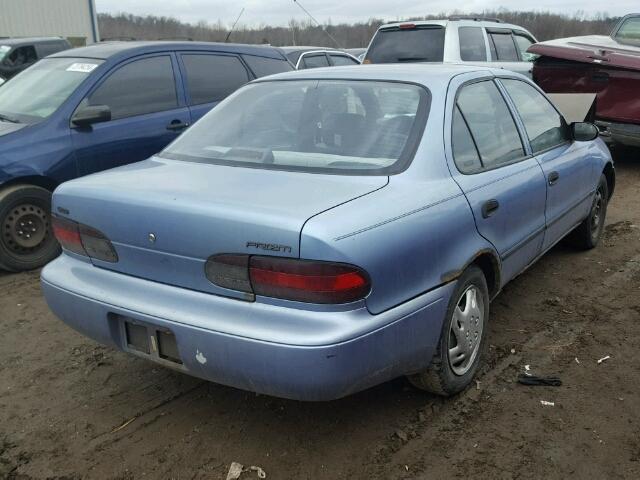 1Y1SK5261SZ076614 - 1995 GEO PRIZM BASE BLUE photo 4