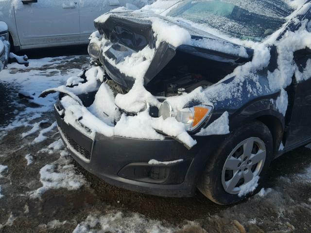 1G1JA5SG6D4117467 - 2013 CHEVROLET SONIC LS 灰色 照片 9