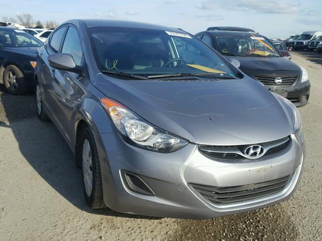 KMHDH4AE9CU429156 - 2012 HYUNDAI ELANTRA GL SILVER photo 1