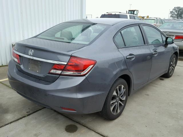 19XFB2F80DE243138 - 2013 HONDA CIVIC EX GRAY photo 4