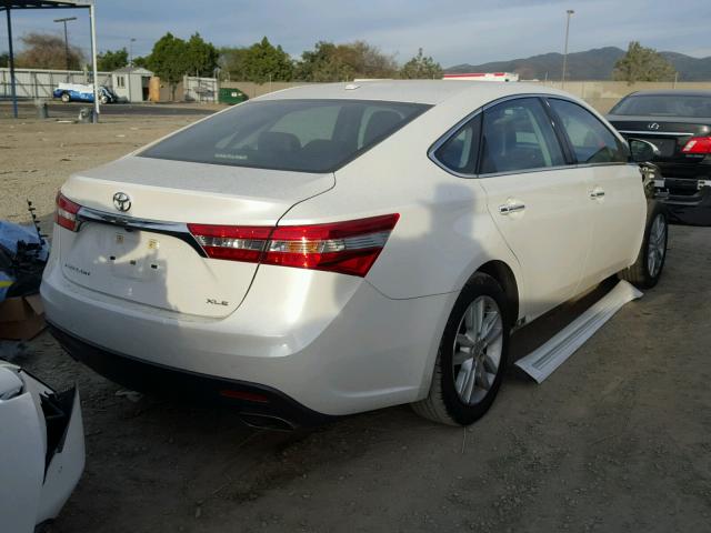 4T1BK1EB6FU157905 - 2015 TOYOTA AVALON XLE WHITE photo 4