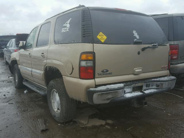 1GKEK13T55J228741 - 2005 GMC YUKON GOLD photo 3