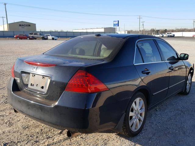 1HGCM66597A017828 - 2007 HONDA ACCORD EX BLACK photo 4