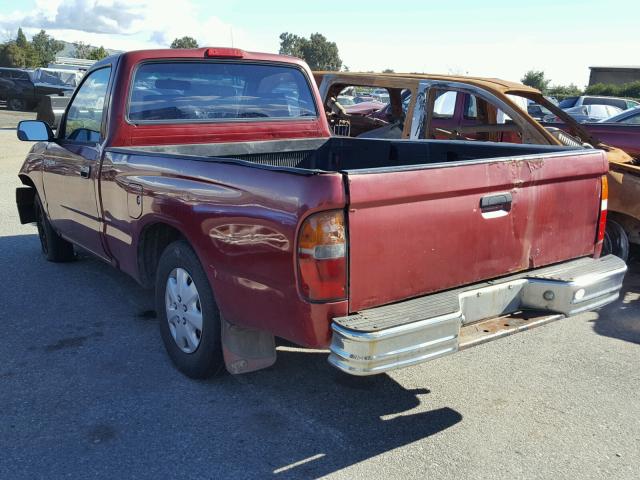 4TANL42N2TZ214464 - 1996 TOYOTA TACOMA RED photo 3