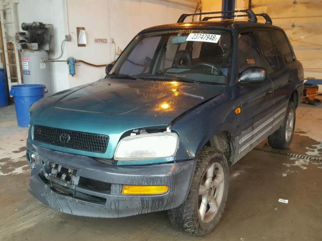 JT3GP10V7V7009857 - 1997 TOYOTA RAV4 GREEN photo 2