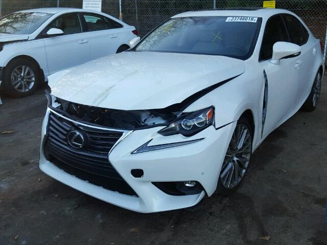 JTHBA1D26G5020109 - 2016 LEXUS IS 200T WHITE photo 2