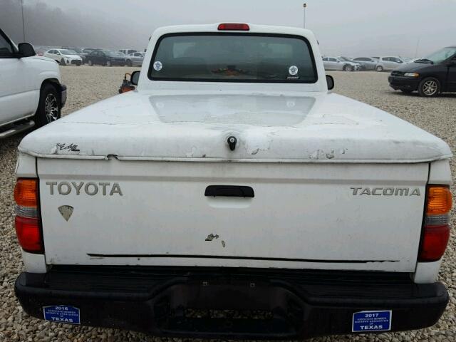 5TENL42N83Z211285 - 2003 TOYOTA TACOMA WHITE photo 6