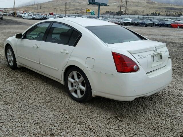 1N4BA41E05C859401 - 2005 NISSAN MAXIMA SE WHITE photo 3