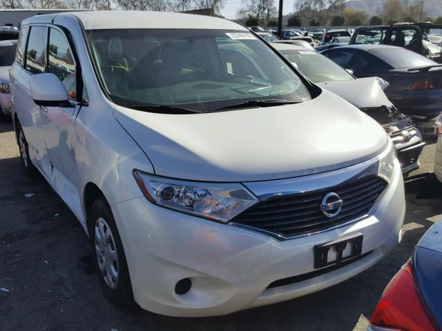 JN8AE2KP8C9032159 - 2012 NISSAN QUEST S WHITE photo 1