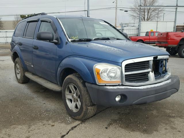 1D4HB38NX5F536976 - 2005 DODGE DURANGO ST BLUE photo 1