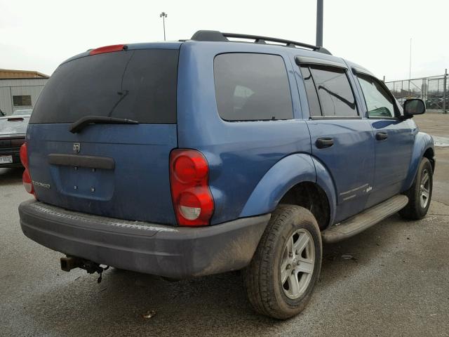 1D4HB38NX5F536976 - 2005 DODGE DURANGO ST BLUE photo 4