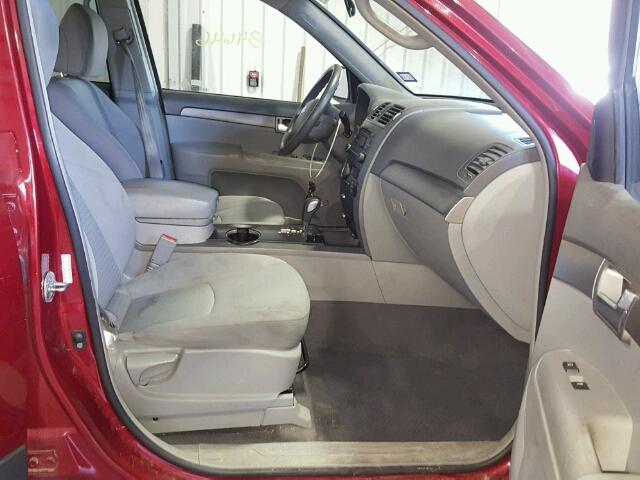 KNDJJ741195033599 - 2009 KIA BORREGO LX RED photo 5