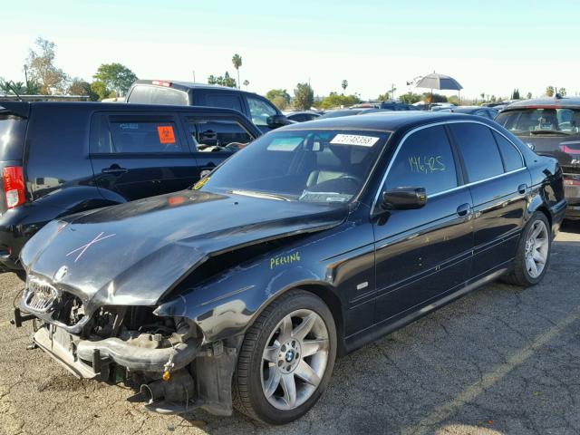 WBADT43462GY44890 - 2002 BMW 525 I AUTO BLACK photo 2