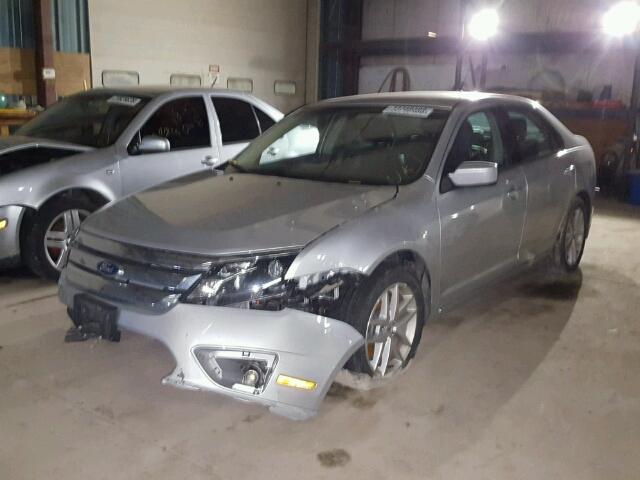 3FAHP0JA7BR291238 - 2011 FORD FUSION SEL SILVER photo 2