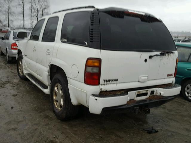 1GKEK63UX3J185050 - 2003 GMC YUKON DENA WHITE photo 3