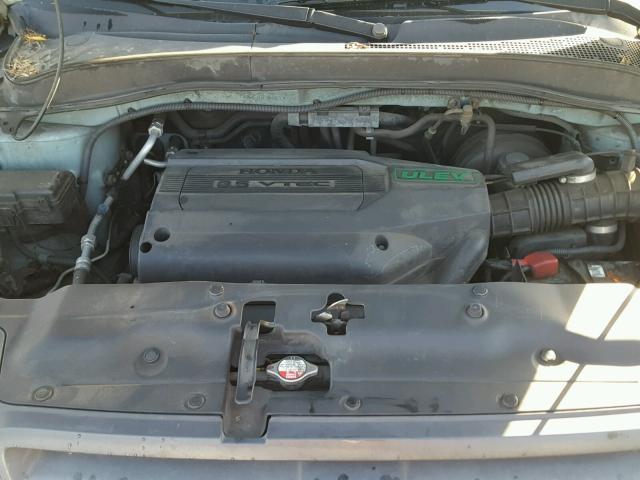 2HKYF18473H533694 - 2003 HONDA PILOT EX BLUE photo 7