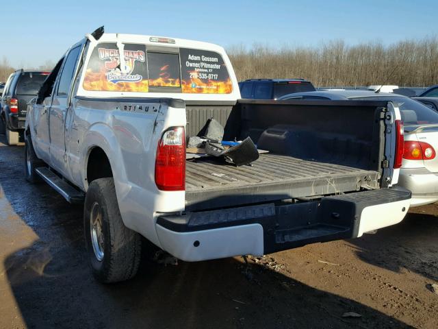 1FT7W2BT0EEA52433 - 2014 FORD F250 SUPER WHITE photo 3